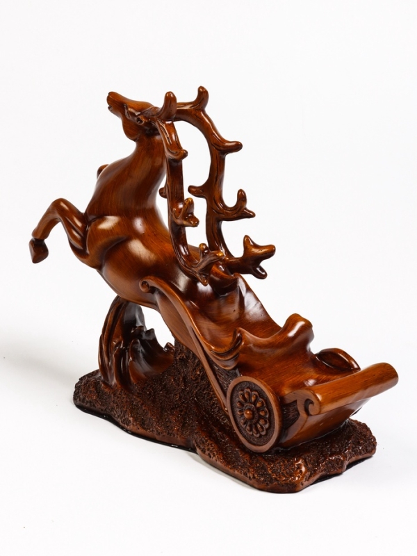 Подставка для бутылки  Подставка для бутылки "Олень" под дерево, 17.12.28см