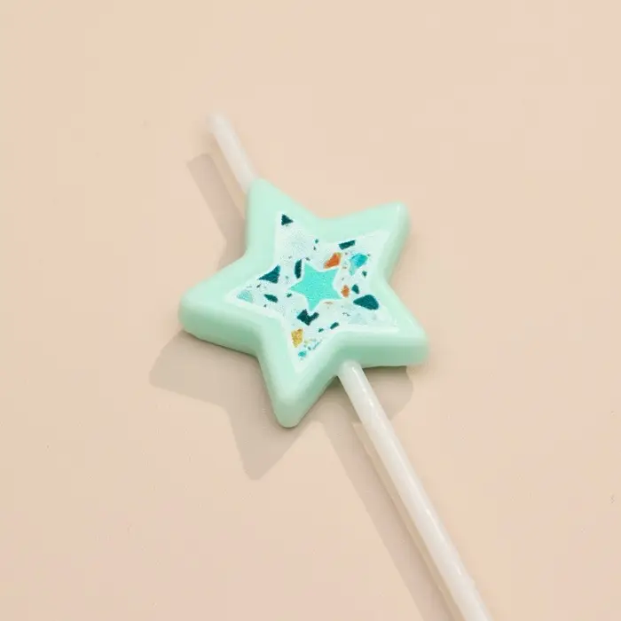 Свечи для торта &laquo;Звёздочки&raquo;, 5 шт., цвет голубой