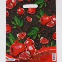 Пакет "Гранат , полиэтиленовый с вырубной ручкой 30х40 см, 60 мкм Пакет "Гранат , полиэтиленовый с вырубной ручкой 30х40 см, 60 мкм