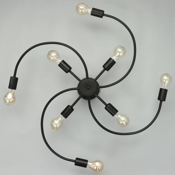 Люстра 2139/8BK E27 40Вт черный 88х88х20 см BayerLux