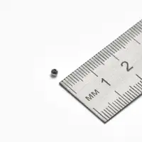 Кримп (зажимная бусина) СМ-378 (набор 30 шт.), 2.4 мм, цвет серебро