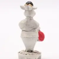 Фигурка декоративная &laquo;Баран с трубкой&raquo;, 9&times;4 см, серая