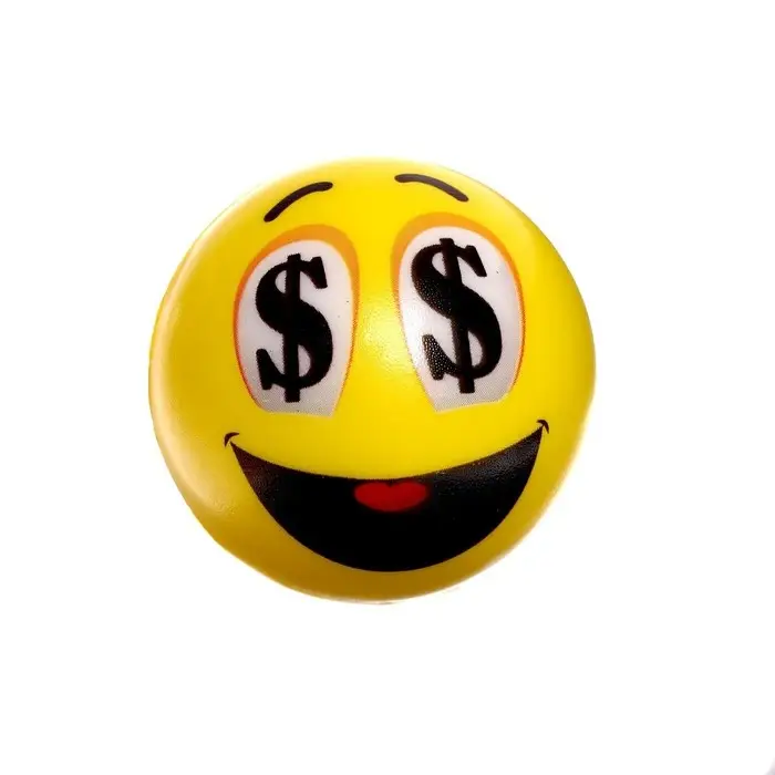 Мяч детский мягкий «Смайлы», 6.3 см, МИКС, в шоубоксе Мяч детский мягкий «Смайлы», 6.3 см, МИКС, в шоубоксе