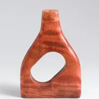Ваза для сухоцветов &laquo;Катарсис&raquo;, 12&times;3&times;18 см, дерево джати, коричневая