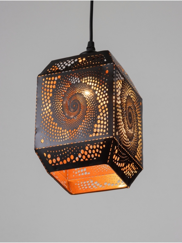 Светильник Светильник "Кэлшот " (Вихрь) 1х40Вт Е27 черный 13х13х20+100см