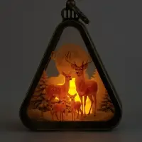 Фонарь новогодний декоративный 9&times;5&times;11.5 см