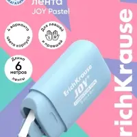 Корректирующая лента 5 мм &times; 6 м, ErichKrause JOY Pastel, компактный размер, защитный колпачок, микс (цена за 1 шт.)