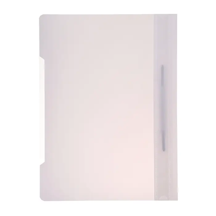 Папка - скоросшиватель Calligrata, А4,160 мкм, белая, прозрачный верх
