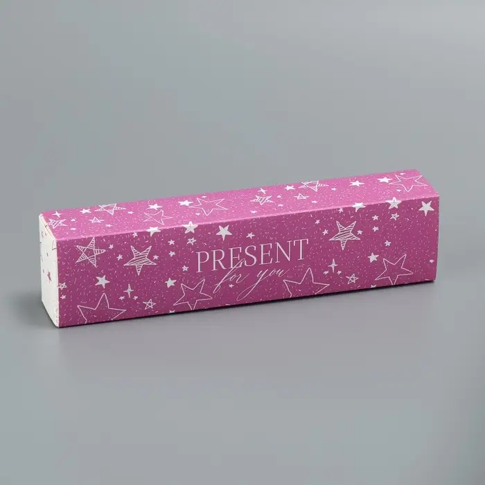 Коробка для конфет, кондитерская упаковка, 5 ячеек, «Present», 5 х 21 х 3.3 см Коробка для конфет, кондитерская упаковка, 5 ячеек, «Present», 5 х 21 х 3.3 см