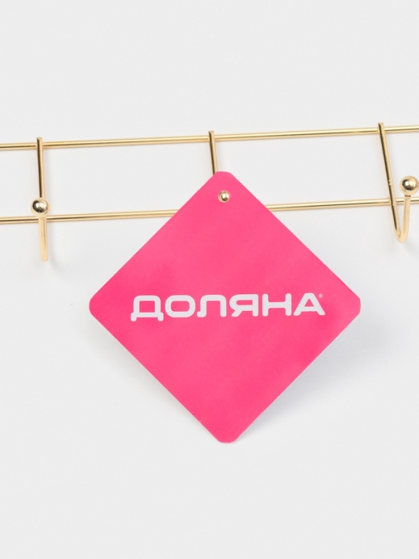 Вешалка настенная Доляна «Лето», 10 крючков, 55×5×3.5 см, золотая Вешалка настенная Доляна «Лето», 10 крючков, 55×5×3.5 см, золотая