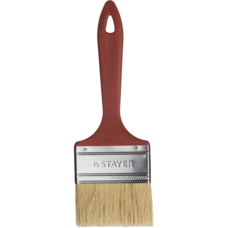 Кисть плоская STAYER UNIVERSAL-MASTER, натуральная щетина, 75мм 0107-75-Z01