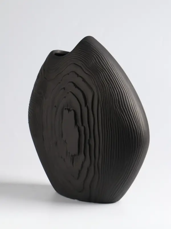 Ваза «Бего», 24×21 см, керамика, чёрная Ваза «Бего», 24×21 см, керамика, чёрная