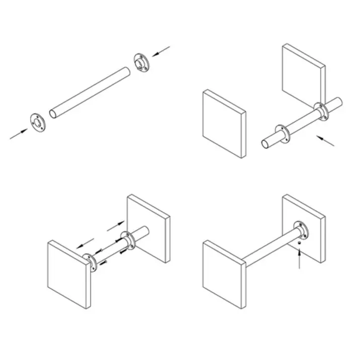 Фланец «Джокер» для труб d=25 мм, усиленный R=11М, хромированный Фланец «Джокер» для труб d=25 мм, усиленный R=11М, хромированный