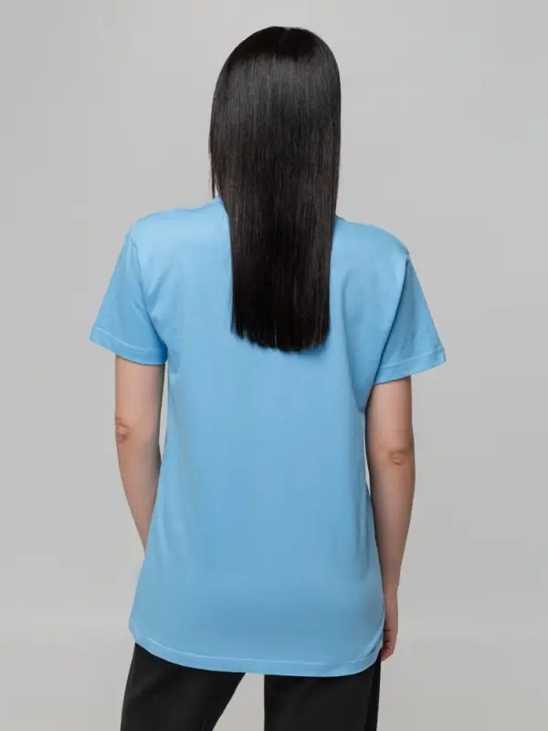 Футболка унисекс T-bolka 140, голубая, размер S Футболка унисекс T-bolka 140, голубая, размер S