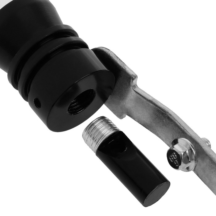 Свисток в глушитель, размер L, под диаметр трубы 44-55 мм, черный Свисток в глушитель, размер L, под диаметр трубы 44-55 мм, черный