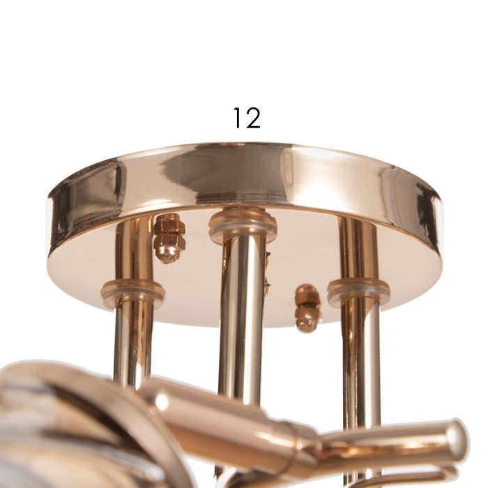 Люстра Люстра "Лойс" 3х40Вт Е27 Золото 50х50х22см