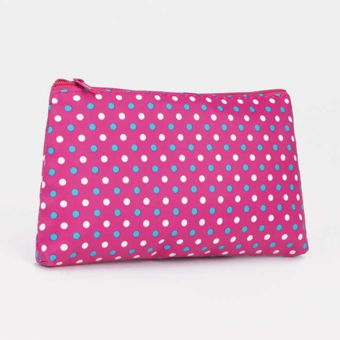 Косметичка на молнии, цвет малиновый Косметичка на молнии, цвет малиновый