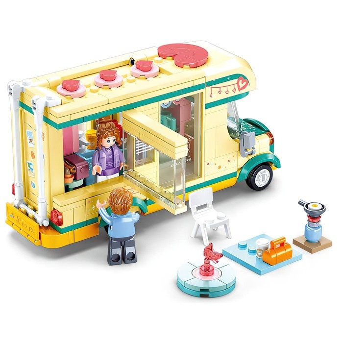 Конструктор Розовая мечта «Дом на колесах», 314 деталей Конструктор Розовая мечта «Дом на колесах», 314 деталей