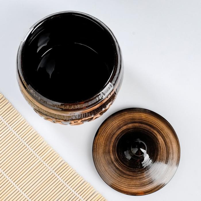 Бочонок  Бочонок "Мед" 1,2л / 14х16см, старина