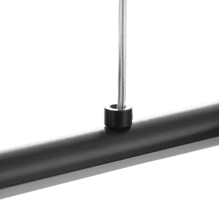 Светильник Светильник "Изгибы" LED 32Вт 6000К чёрный 100х18-110 см