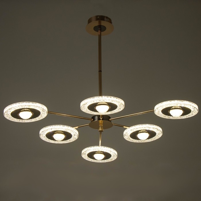 Люстра Люстра "Малли" LED 84Вт золото 80х80х33 см BayerLux