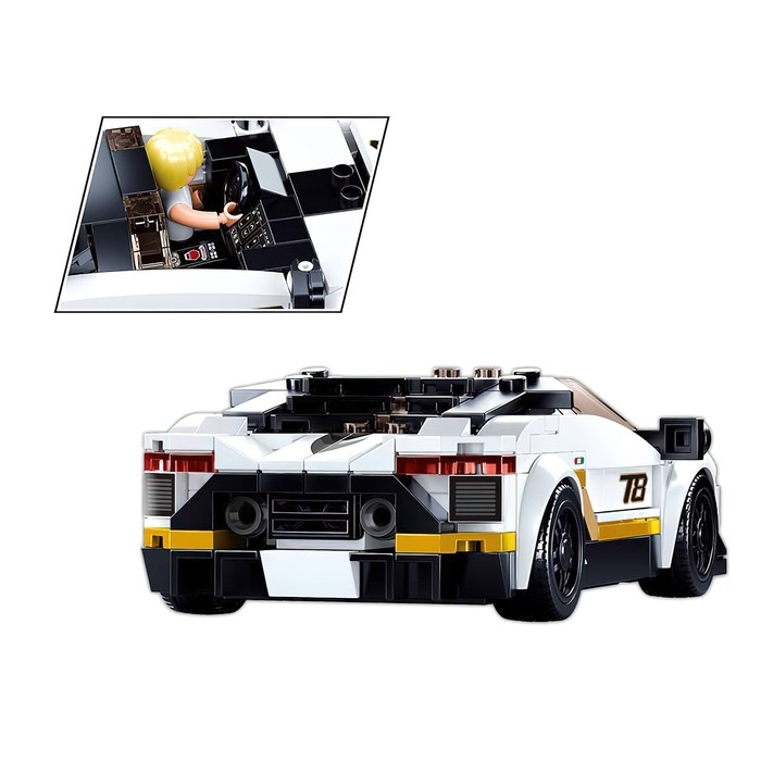 Конструктор машина Sluban Модельки, 276 деталей, 6+ Конструктор машина Sluban Модельки, 276 деталей, 6+