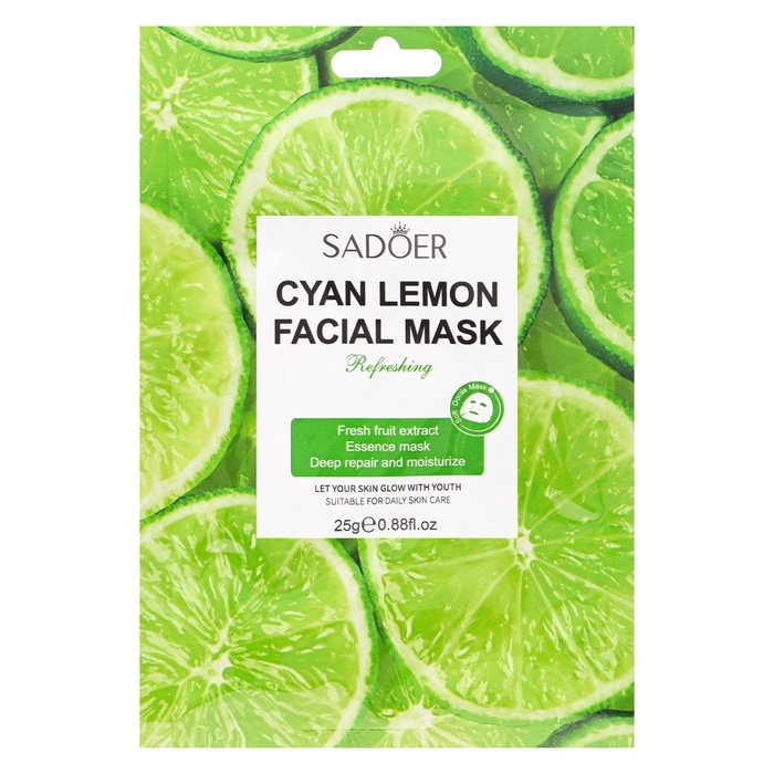 Набор масок для лица с экстрактами: киви, голубики, вишни, кофе и лайма, 10 шт Набор масок для лица с экстрактами: киви, голубики, вишни, кофе и лайма, 10 шт