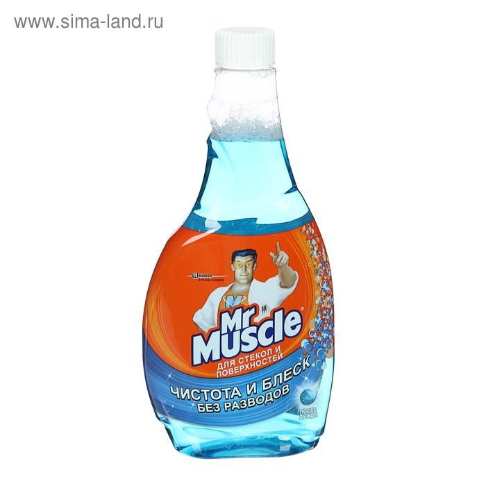 Средство для мытья стёкол и других поверхностей Mr.Muscle, после дождя, без распылителя, 500 мл Средство для мытья стёкол и других поверхностей Mr.Muscle, после дождя, без распылителя, 500 мл