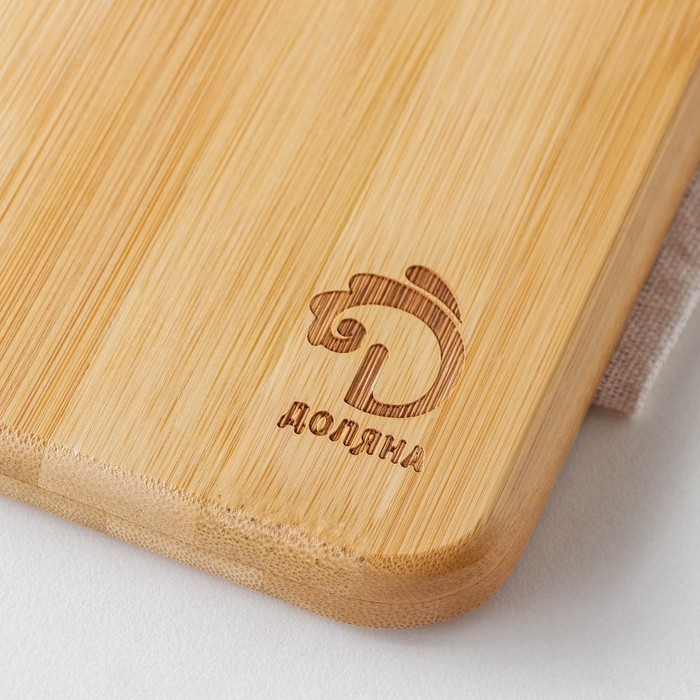 Менажница Доляна Striata, 3 секции, 32×23,5×1,2 см, бамбук Менажница Доляна Striata, 3 секции, 32×23,5×1,2 см, бамбук