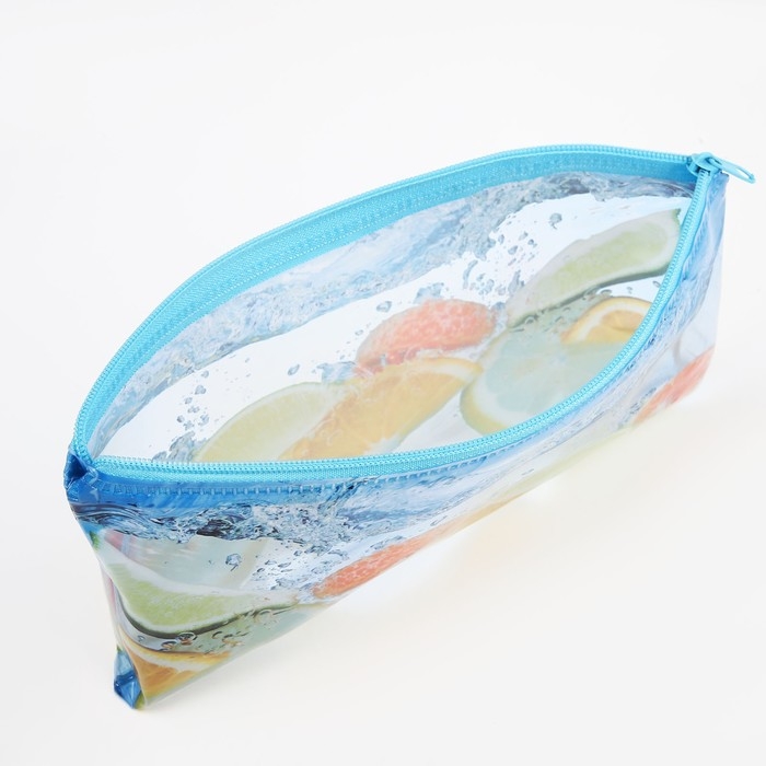 Косметичка на молнии, цвет голубой Косметичка на молнии, цвет голубой