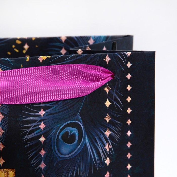 Пакет под бутылку «Новый год», 13 х 36 х 10 см, Новый год