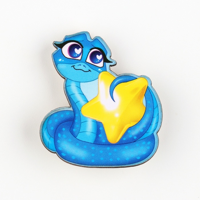 Новый год 2025! Новогодний значок в коробочке «Новый год: Змейка» 3,1 х 3,5 см Новый год 2025! Новогодний значок в коробочке «Новый год: Змейка» 3,1 х 3,5 см