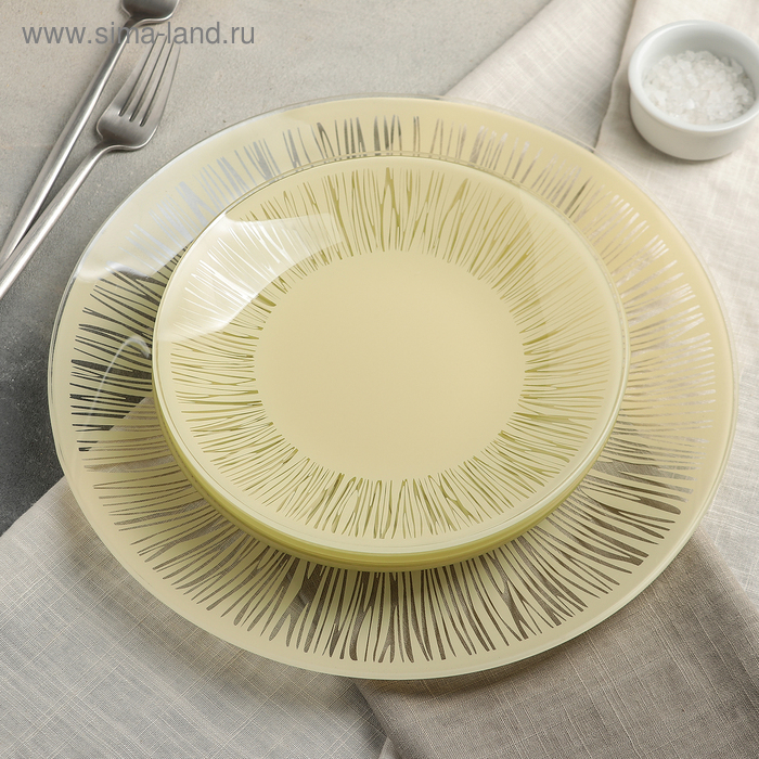 Сервиз столовый «Витас», 7 предметов: 30×30 см - 1 шт, 20×20 см - 6 шт Сервиз столовый «Витас», 7 предметов: 30×30 см - 1 шт, 20×20 см - 6 шт