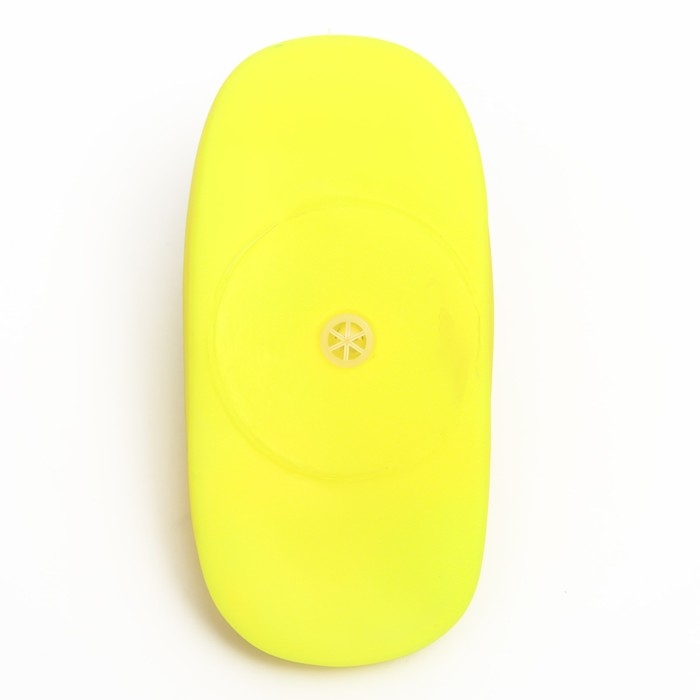 Игрушка пищащая Игрушка пищащая "Тапок" для собак, 10 см, жёлтая