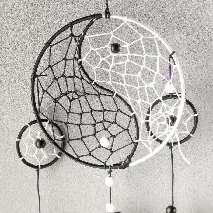 Ловец снов Ловец снов "Инь-ян" d=14 см, d=9 см, d=5 см 75х16 см