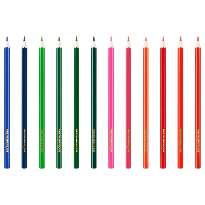 Карандаши 24 цвета Мульти-Пульти  Карандаши 24 цвета Мульти-Пульти "Чебурашка", картон упак, европодвес