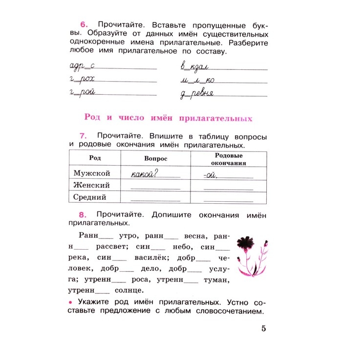 Рабочая тетрадь «Русский язык», 4 класс, часть 2, Канакина В. П., 2023