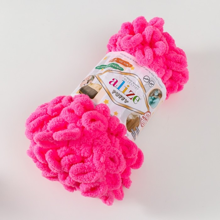 Пряжа Пряжа "Puffy" 100 % микрополиэстер 9м/100г (377)