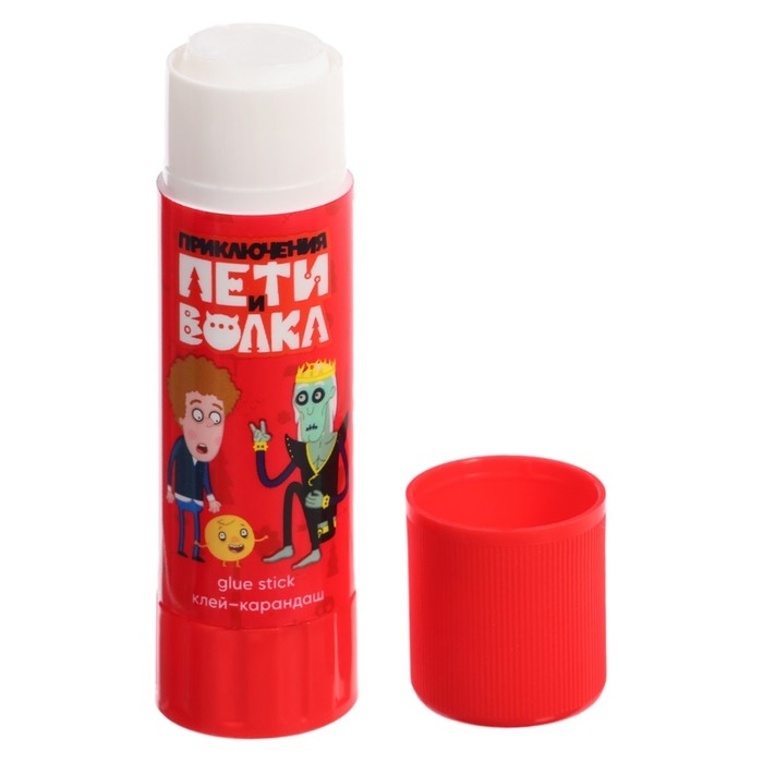 Клей-карандаш 13г ErichKrause EasyStick Клей-карандаш 13г ErichKrause EasyStick "Приключения Пети и Волка" PVP, экономичный расход, микс