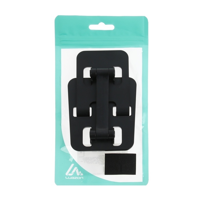 Подставка для телефона Luazon, складная, регулируемая, резиновые вставки, чёрная Подставка для телефона Luazon, складная, регулируемая, резиновые вставки, чёрная