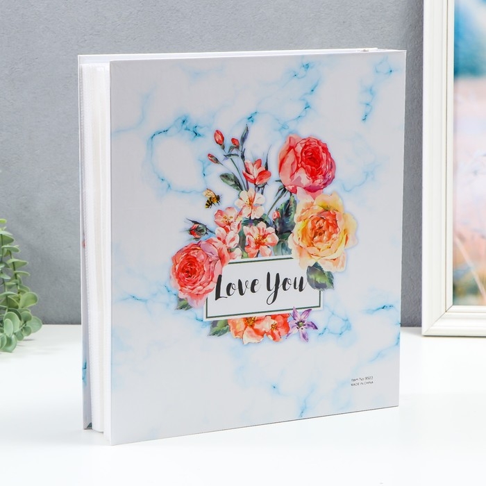 Фотоальбом на 500 фото 10х15 см Фотоальбом на 500 фото 10х15 см "Свежий букет" в коробке МИКС 33,5х30,5х5,5 см