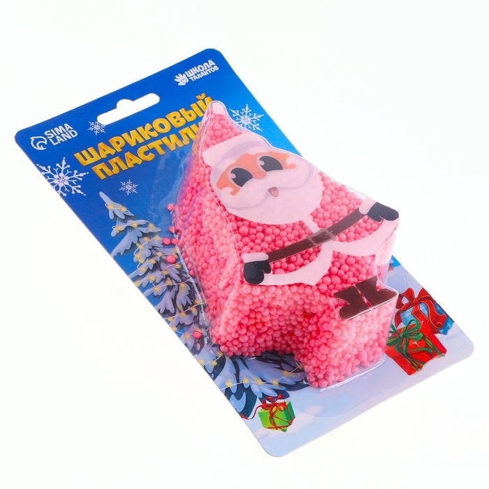 Новый год! Шариковый пластилин крупнозернистый «Дед Мороз», 6,3 г Новый год! Шариковый пластилин крупнозернистый «Дед Мороз», 6,3 г