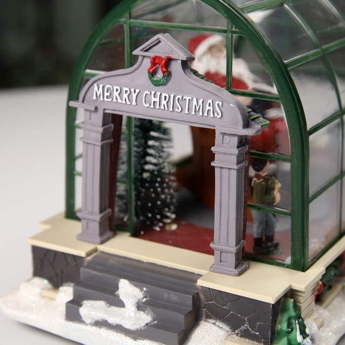 Светодиодная фигура «Дед Мороз в кресле» 23 × 15 × 14 см, полистоун, батарейки ААх3 (не в комплекте), USB, свечение мульти Светодиодная фигура «Дед Мороз в кресле» 23 × 15 × 14 см, полистоун, батарейки ААх3 (не в комплекте), USB, свечение мульти