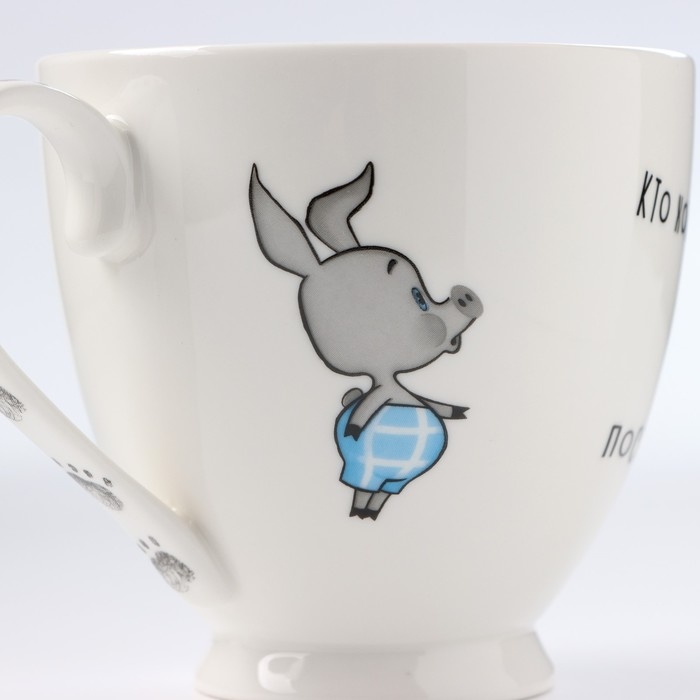 Чайная пара фарфоровая «Винни Пух», кружка 440 мл Чайная пара фарфоровая «Винни Пух», кружка 440 мл