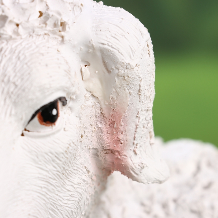 Садовая фигура  Садовая фигура "Ягненок лежит" 29х15х17см ///