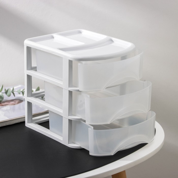 Мини-комод 3-х секционный «Минибокс-3», цвет МИКС Мини-комод 3-х секционный «Минибокс-3», цвет МИКС