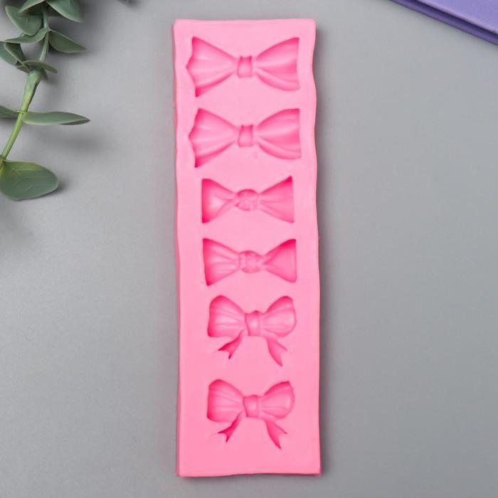 Молд силикон Молд силикон "Бантики" 6 предметов 1х4,5х14,7 см