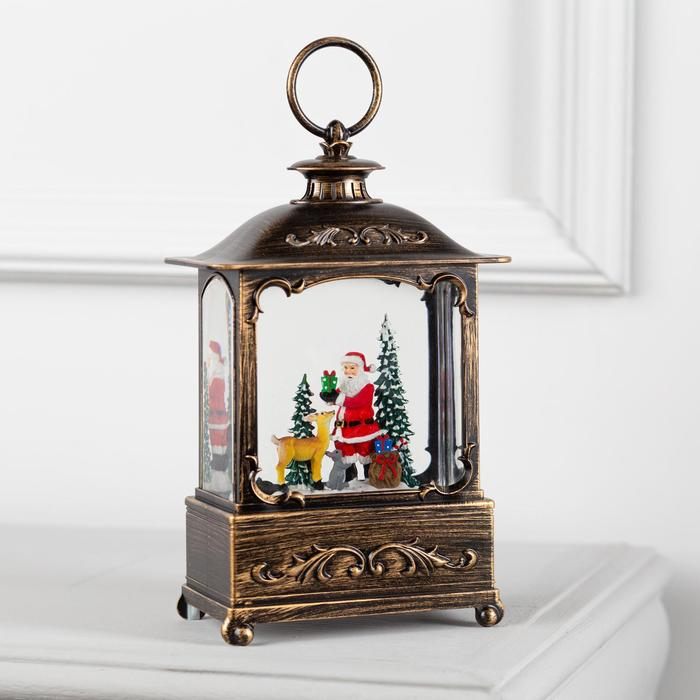 Светодиодная фигура «Дед Мороз и оленёнок» 14.5 × 22 × 8 см, металл, батарейки ААх3 (не в комплекте), USB, свечение тёплое белое Светодиодная фигура «Дед Мороз и оленёнок» 14.5 × 22 × 8 см, металл, батарейки ААх3 (не в комплекте), USB, свечение тёплое белое