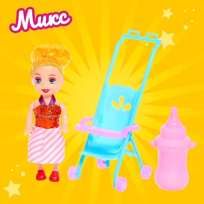 Кукла малышка «Ева» с аксессуарами, МИКС Кукла малышка «Ева» с аксессуарами, МИКС