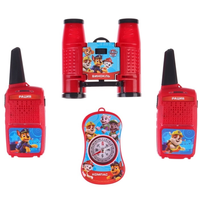 Набор спасателя, Рации бинокль, компас, Paw Patrol Набор спасателя, Рации бинокль, компас, Paw Patrol